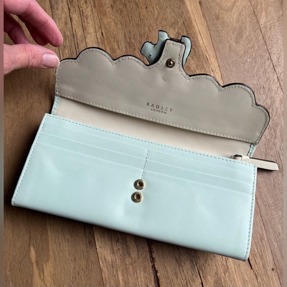 Radley London Radley Crest Broderie Flapover Large Matinee Mint Green NWOT - Picture 12 of 16